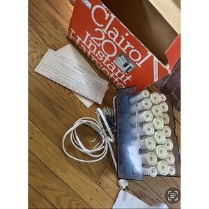 Vintage 1977  Clairol 20 Instant Hair Setter Hot Curlers